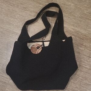 Sakroots Black Woven Tote Bag